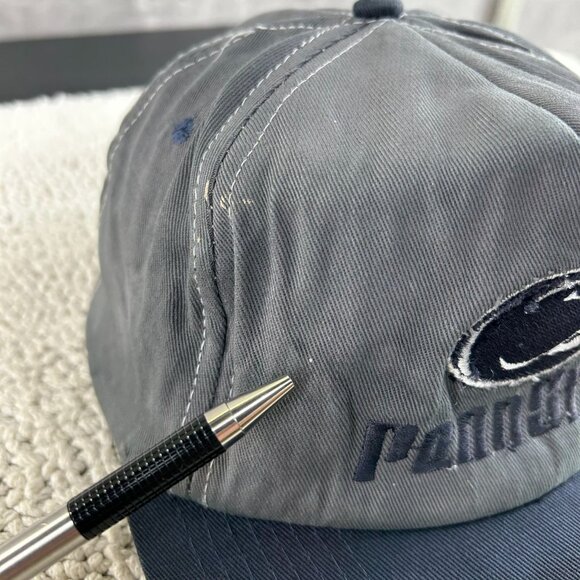 Vintage Penn State Snapback Hat OSFA Embroidered Two Tone PSU Nittany Lions - Picture 9 of 11